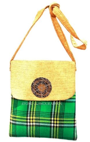 A ladies green sling bag very fashionable