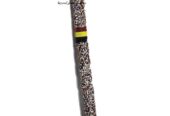 A customized multi colored walking stick