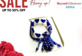 Women’s blue crystal jewelry set very fashionable and classic to have