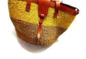 Women’s sisal medium yellow kyondo easy and comfortable to carry