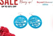 Women’s wooded BGA earrings very fashionable