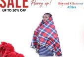 Women’s multi colored poncho very fashionable to have