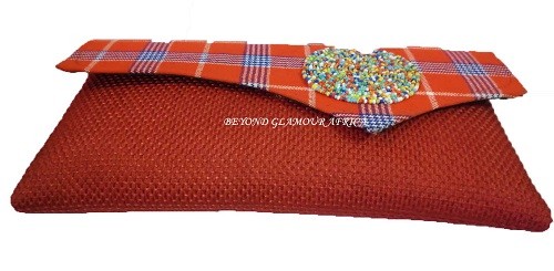 Women’s maasai jute clutch bag very fashionable to have