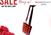 Ladies red and black sling bag very fashionable to have