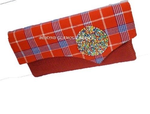 Women’s maasai jute clutch bag very fashionable to have