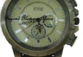 Men’s brown vintage watch very fashionable to have