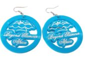 Women’s wooded BGA earrings very fashionable