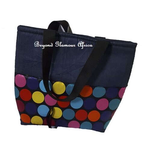 Women’s multi colored denim handbag very fashionable to have