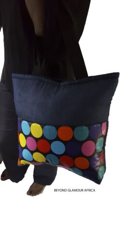 Women’s multi colored denim handbag very fashionable to have