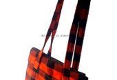 Ladies red and black sling bag very fashionable to have