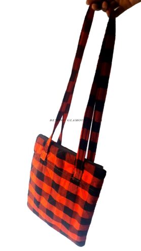 Ladies red and black sling bag very fashionable to have