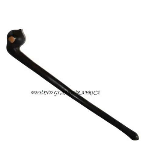Men’s black wooden rungu very fashionable to have