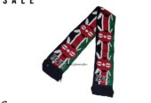 A knitted Kenyan scarf very fashionable