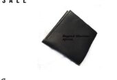 Men’s black leather wallet