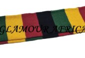 Multicolored knitted scarf very fashionable to have