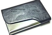 A black card holder