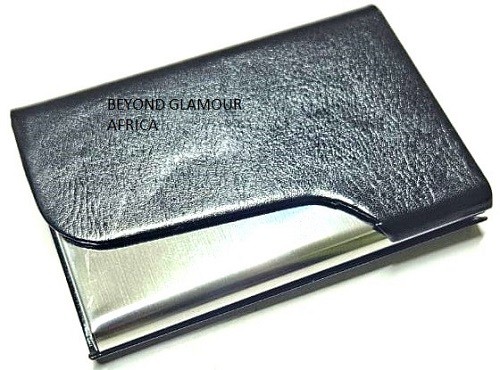 A black card holder
