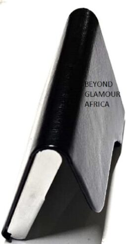 A black card holder