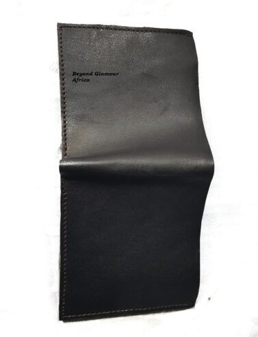 Men’s black leather wallet