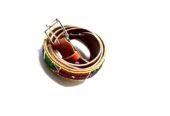 Brown maasai beaded leather belt very fashionable to have