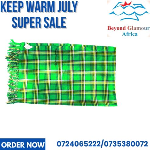 Ladies green shawl very fashionable and durable to have