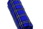 A royal blue maasai shuka very warm to have