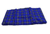 A royal blue maasai shuka very warm to have