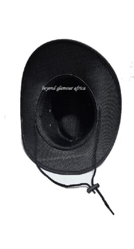 Men’s black cowboy hat very fashionable to have