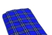 A royal blue maasai shuka very warm to have