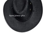 Men’s black cowboy hat very fashionable to have
