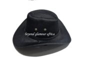 Men’s black cowboy hat very fashionable to have