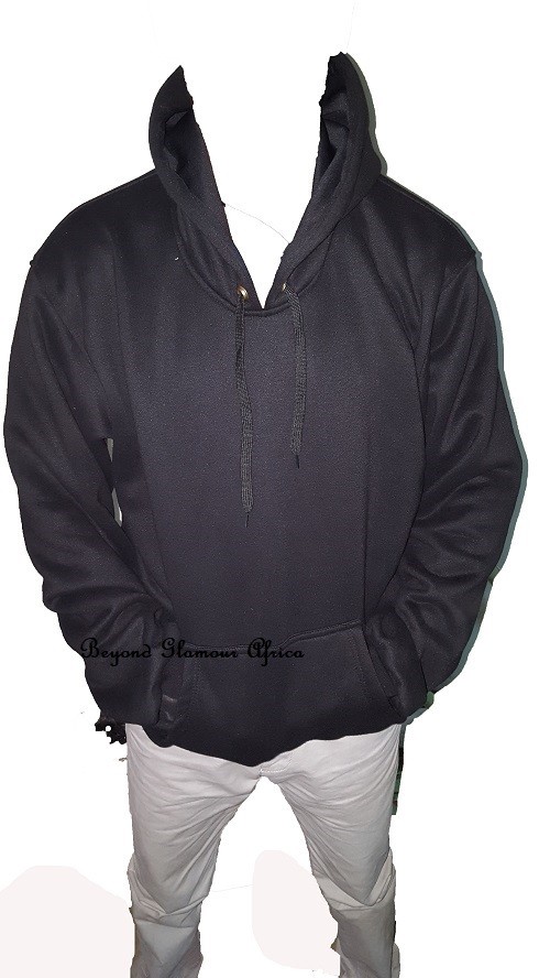 A black fleece hood very fashionable and durable to have