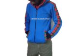 A sky blue dashiki hood very fashionable to have