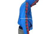 A sky blue dashiki hood very fashionable to have