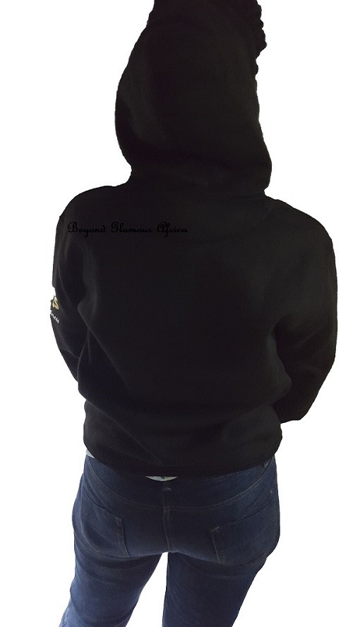 A black fleece hood very fashionable and durable to have