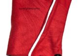 Ladies red cotton poncho very fashionable