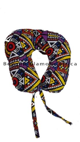 Unisex Ankara travelling neck pillow very fashionable to have