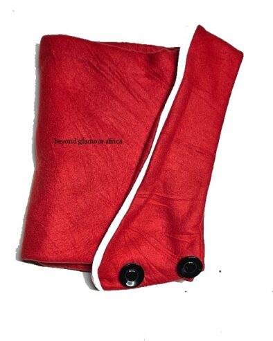 Ladies red cotton poncho very fashionable