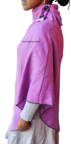 Ladies purple poncho very fashionable to have