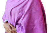 Ladies purple poncho very fashionable to have