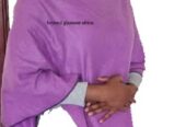 Ladies purple poncho very fashionable to have